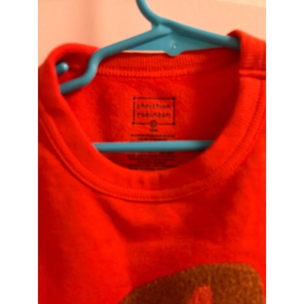 Christian‎ Robinson 18 months Toddler Woolly Mammoth Embroidered Sweatshirt NWT